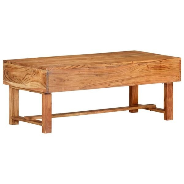 Salontafel Massief Acaciahout 100x50x40cm - 61% Korting