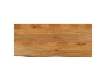 vidaXL Tafelblad met natuurlijke rand 140x60x2,5 cm massief mangohout