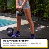 Kettlebell met Poedercoating 4-48 kg | Duurzaam en Ergonomisch | 41% Korting