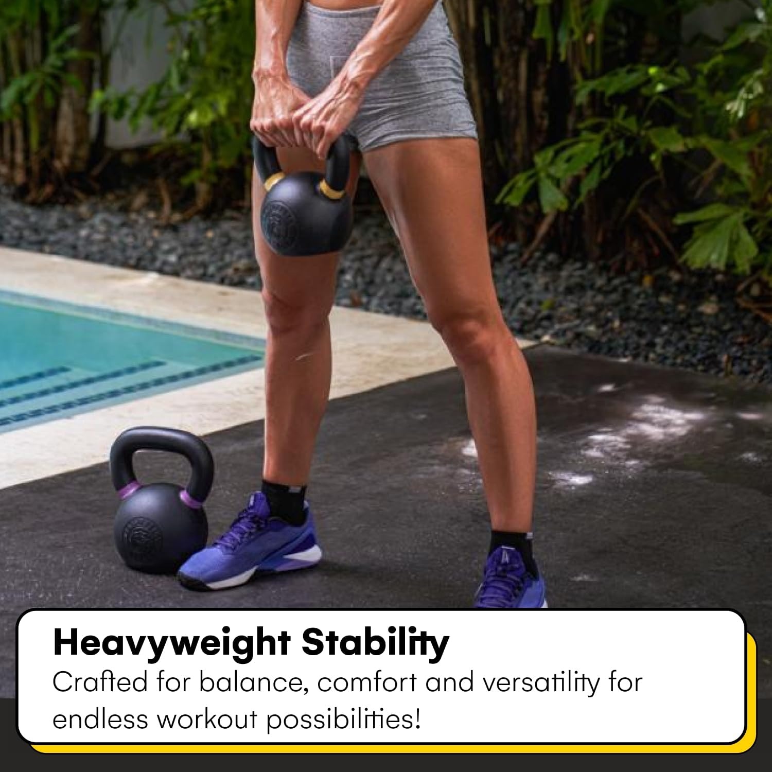 Kettlebell met Poedercoating 4-48 kg | Duurzaam en Ergonomisch | 41% Korting