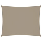 vidaXL Zonnescherm rechthoekig 3x6 m oxford stof taupe
