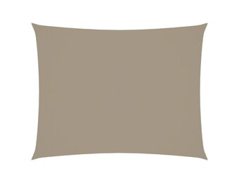 vidaXL Zonnescherm rechthoekig 3x6 m oxford stof taupe