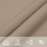 vidaXL Zonnescherm rechthoekig 3x6 m oxford stof taupe