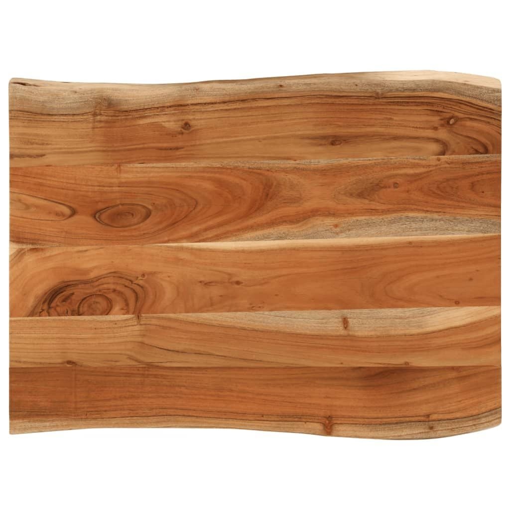 vidaXL Tafelblad rechthoekig natuurlijke rand 70x60x3,8 cm acaciahout