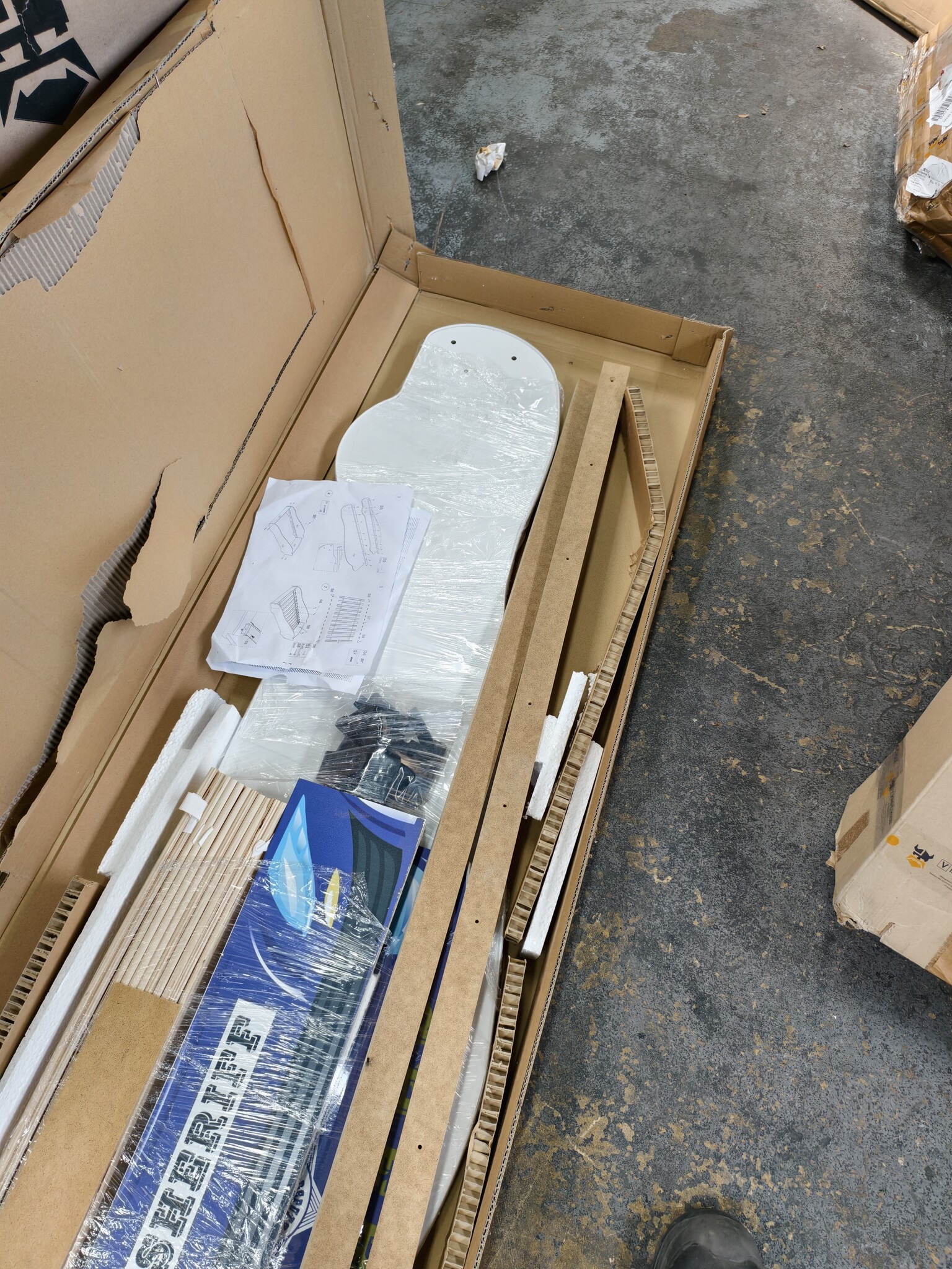 Autobed Kinderbed 140x70cm Paarsblauw met Matras - 55% Korting!