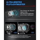 CO LIGHT 2 stuks 12 V 24 V led-koplampen voor auto, 4 inch, 50 W, IP68 waterdicht, achteruitrijlicht, SUV, offroad, motorfiets, vrachtwagen, mountainbike, UTV, tractor, graafmachine