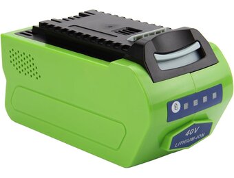 Exmate Li-Ion 40V 5.0Ah accu voor GreenWorks G-MAX 29472 29282 2601102 24252 29462 29302 29662