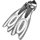 Cressi Adult Powerful Efficient Open Heel Scuba Diving Fins | Frog Plus: made in Italy