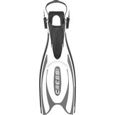 Cressi Adult Powerful Efficient Open Heel Scuba Diving Fins | Frog Plus: made in Italy