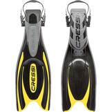 Cressi Adult Powerful Efficient Open Heel Scuba Diving Fins | Frog Plus: made in Italy