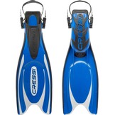 Cressi Adult Powerful Efficient Open Heel Scuba Diving Fins | Frog Plus: made in Italy