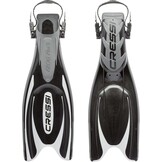Cressi Adult Powerful Efficient Open Heel Scuba Diving Fins | Frog Plus: made in Italy