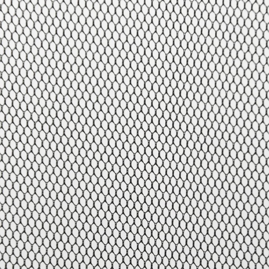 vidaXL Vliegengordijn 10-delig 240x240 cm mesh zwart