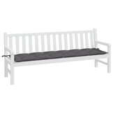 Tuinbankkussen Antraciet Oxford Stof 200x50x7 cm - 77% Korting