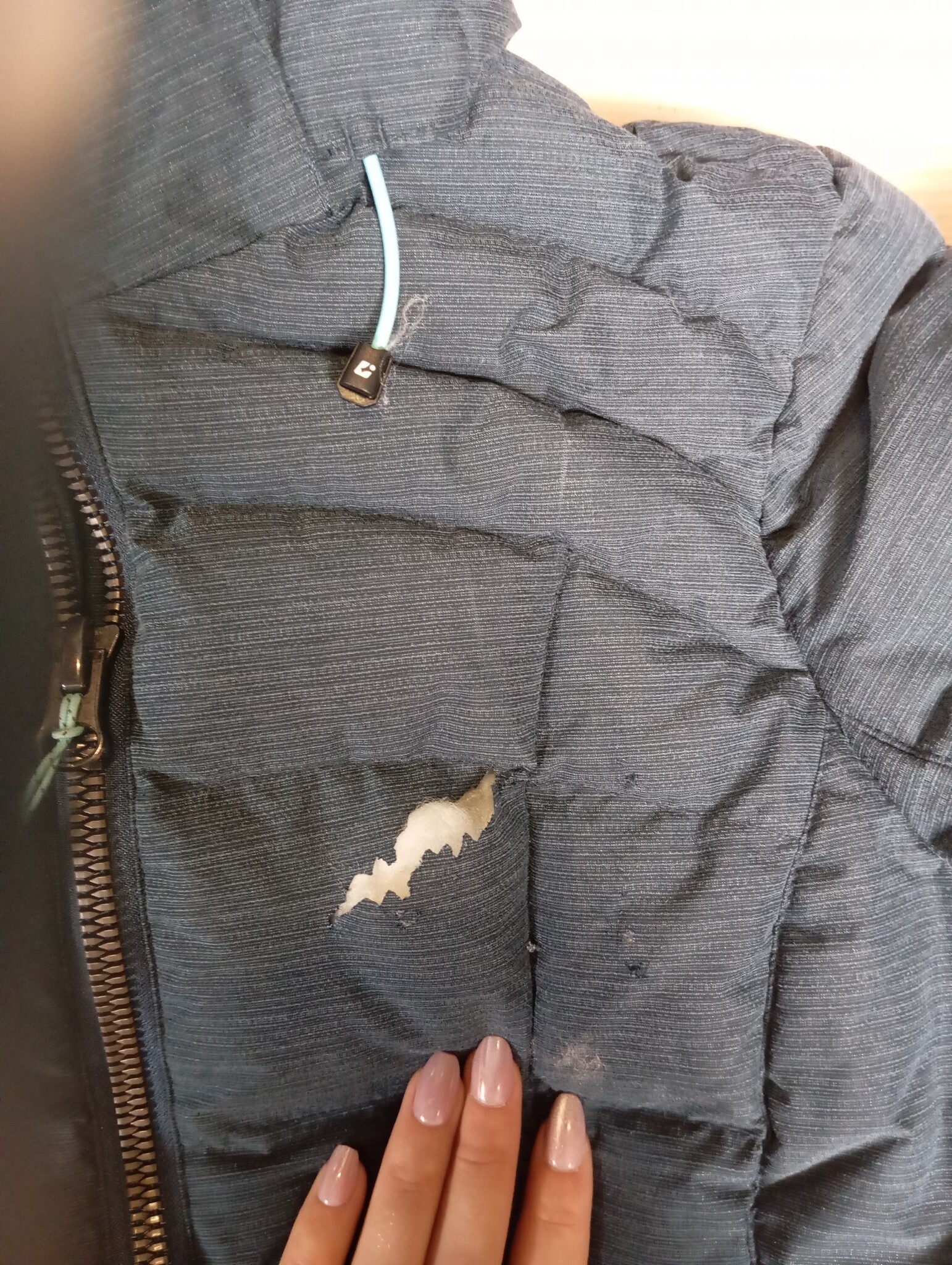 killtec Skane Wmn Quilted Prk dames Gewatteerde parka/parka met afritsbare capuchon