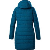 killtec Skane Wmn Quilted Prk dames Gewatteerde parka/parka met afritsbare capuchon