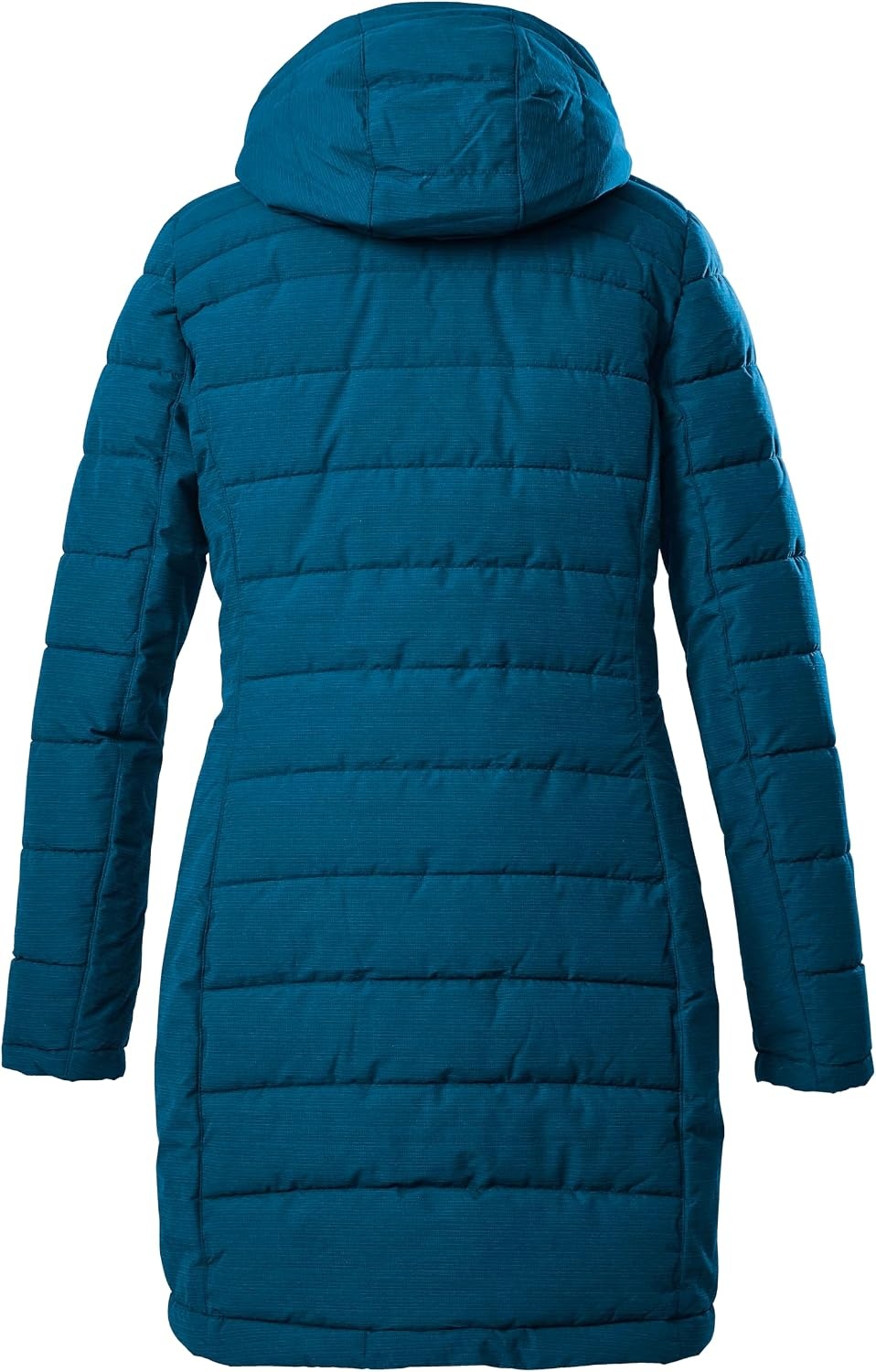 killtec Skane Wmn Quilted Prk dames Gewatteerde parka/parka met afritsbare capuchon