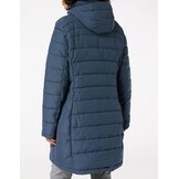 killtec Skane Wmn Quilted Prk dames Gewatteerde parka/parka met afritsbare capuchon