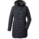 killtec Skane Wmn Quilted Prk dames Gewatteerde parka/parka met afritsbare capuchon