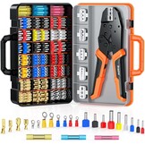 Krimptang Set 6 Koppen 0.25-10mm² met Ratel | 395 Terminals