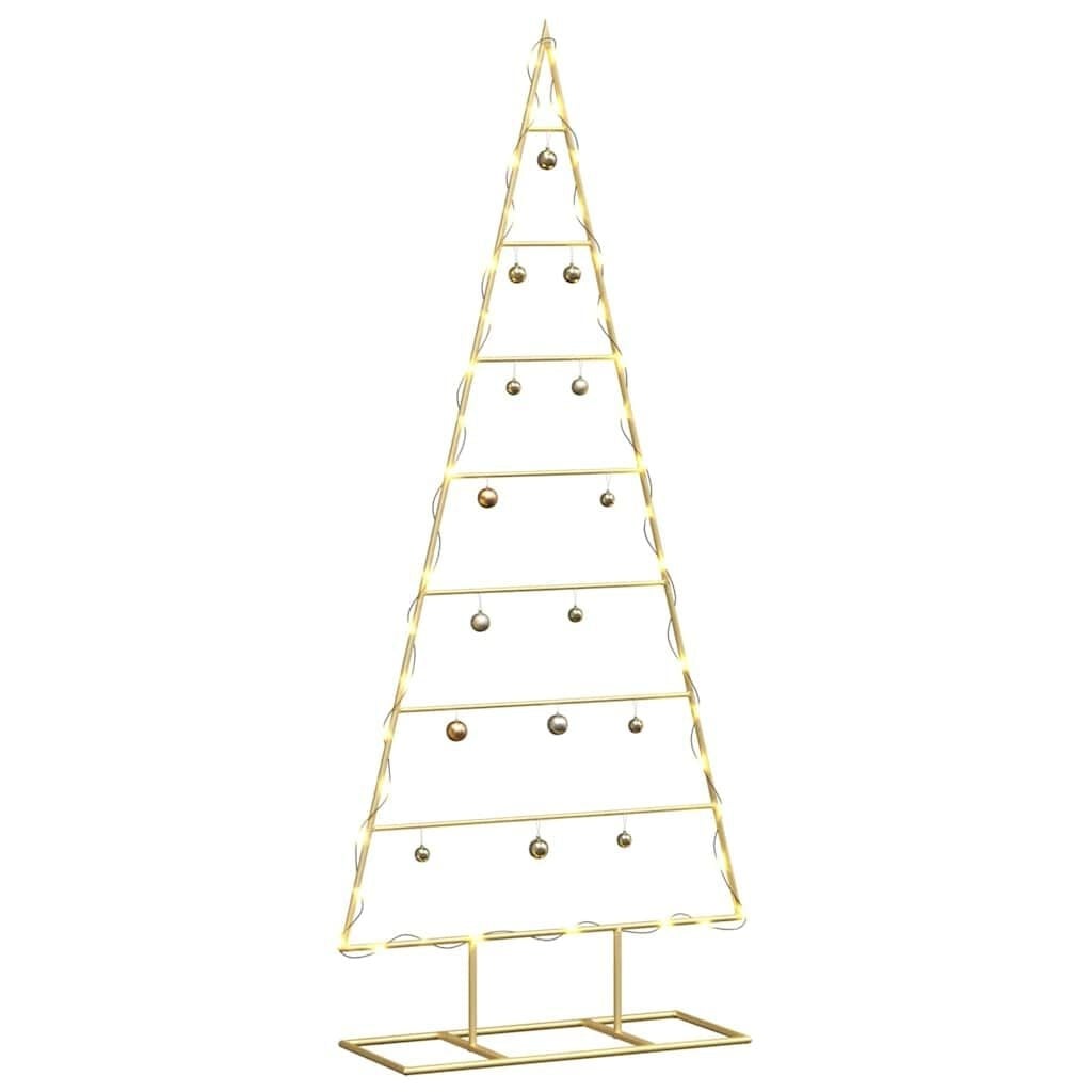 vidaXL Kerstdecoratie kerstboom 125 cm metaal zwart