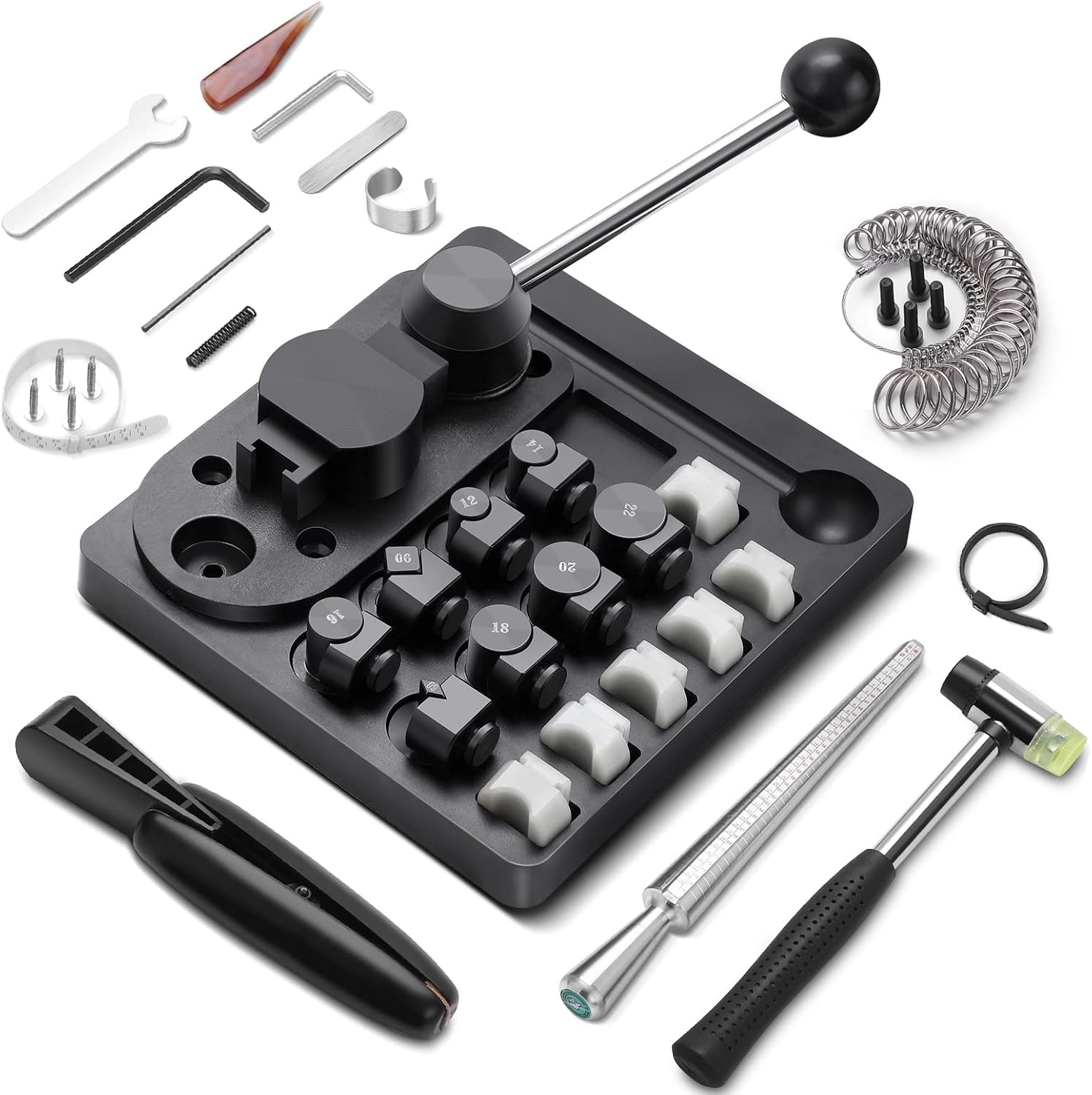 Ring- & Oorbelbuiger Set met 12 Matrijzen - 35% Korting