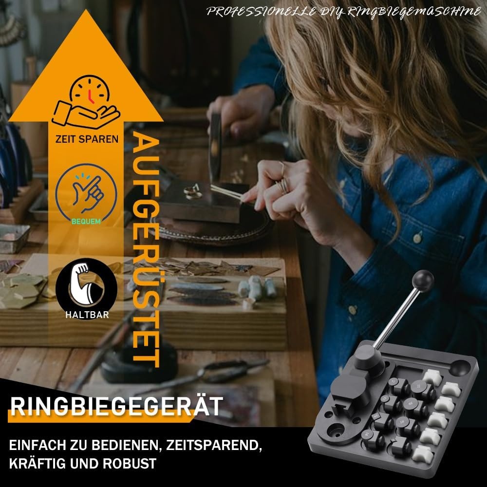 Ring- & Oorbelbuiger Set met 12 Matrijzen - 35% Korting
