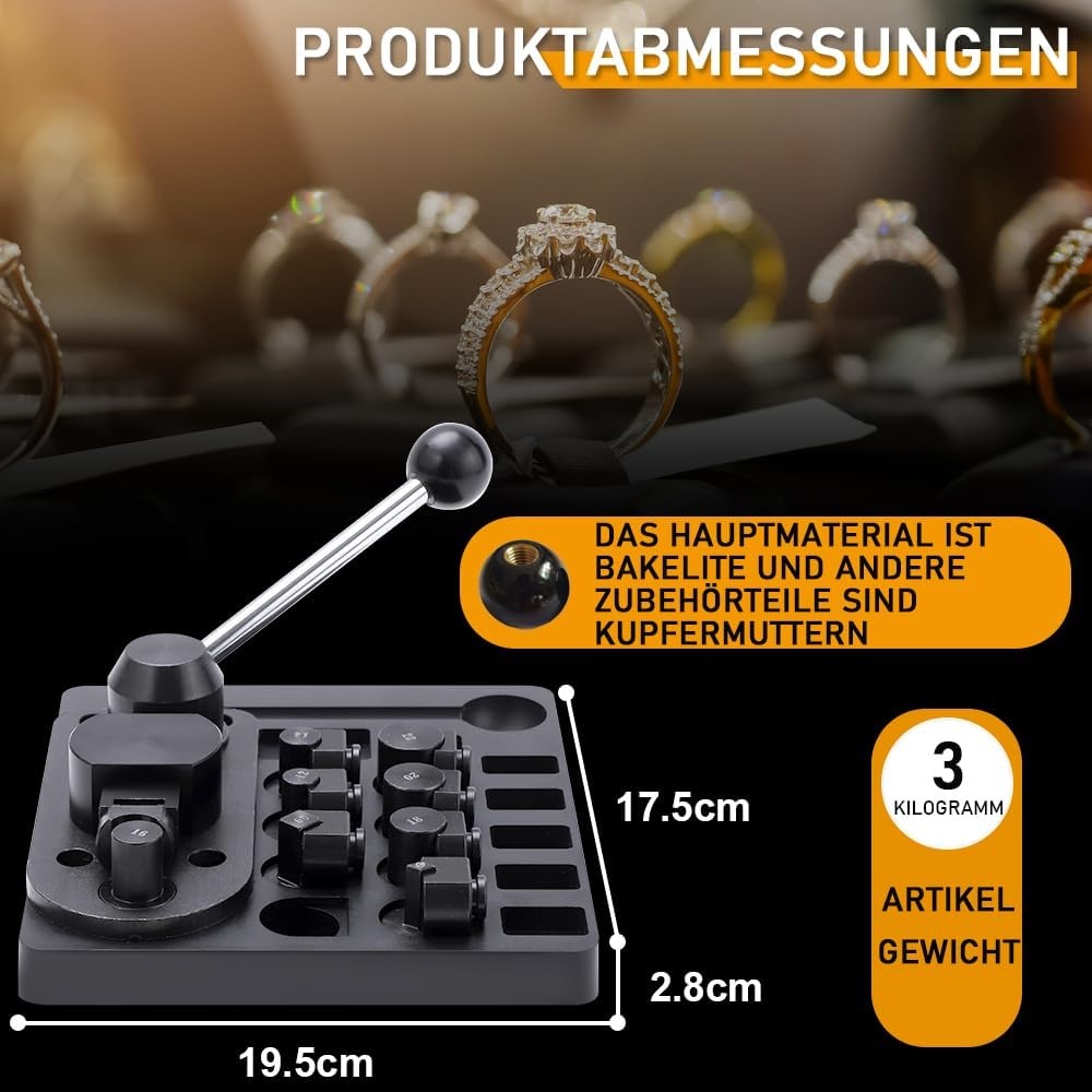 Ring- & Oorbelbuiger Set met 12 Matrijzen - 35% Korting