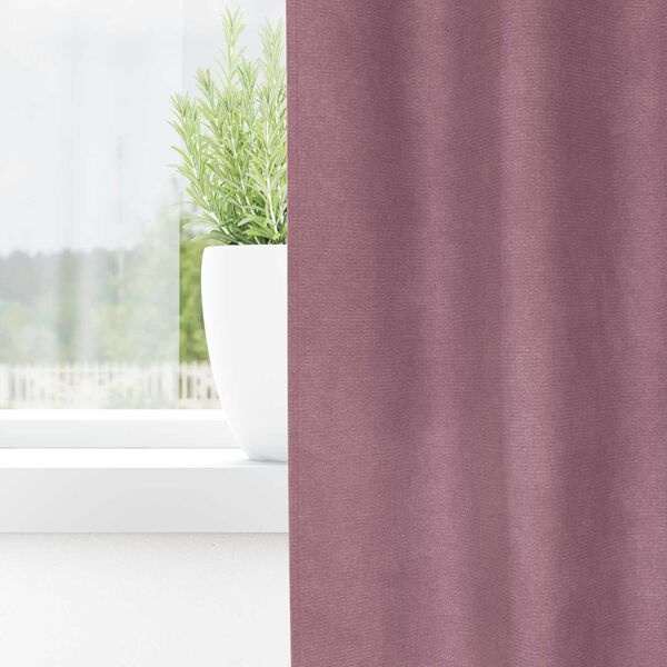 VidaXL Verduisterende Gordijnen Fluweel Donkerroze 2 stuks - 34% Korting