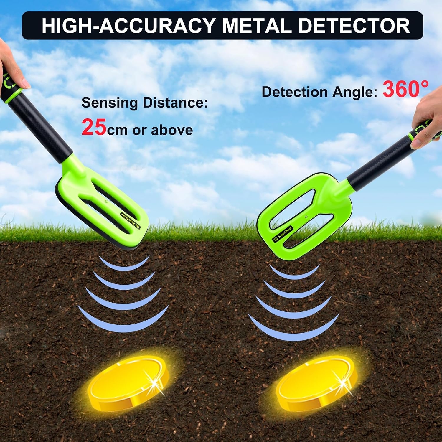 Onderwater Metaaldetector 34% Korting | IP68 Duiken Strand