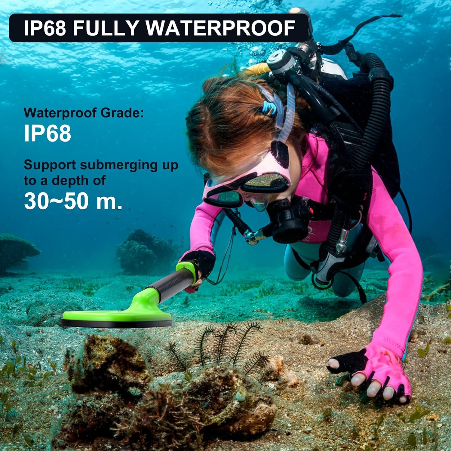 Onderwater Metaaldetector 34% Korting | IP68 Duiken Strand