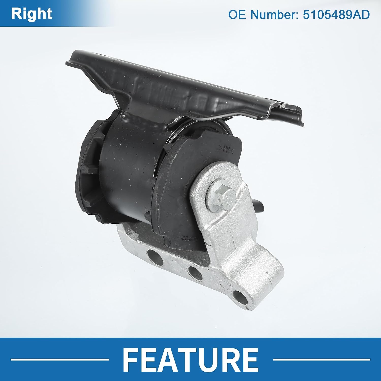 Motorsteun voor Dodge Caliber 1.8L 2.0L 2.4L 2007-2008 | Rechts | Metaal | OE 5105489AD
