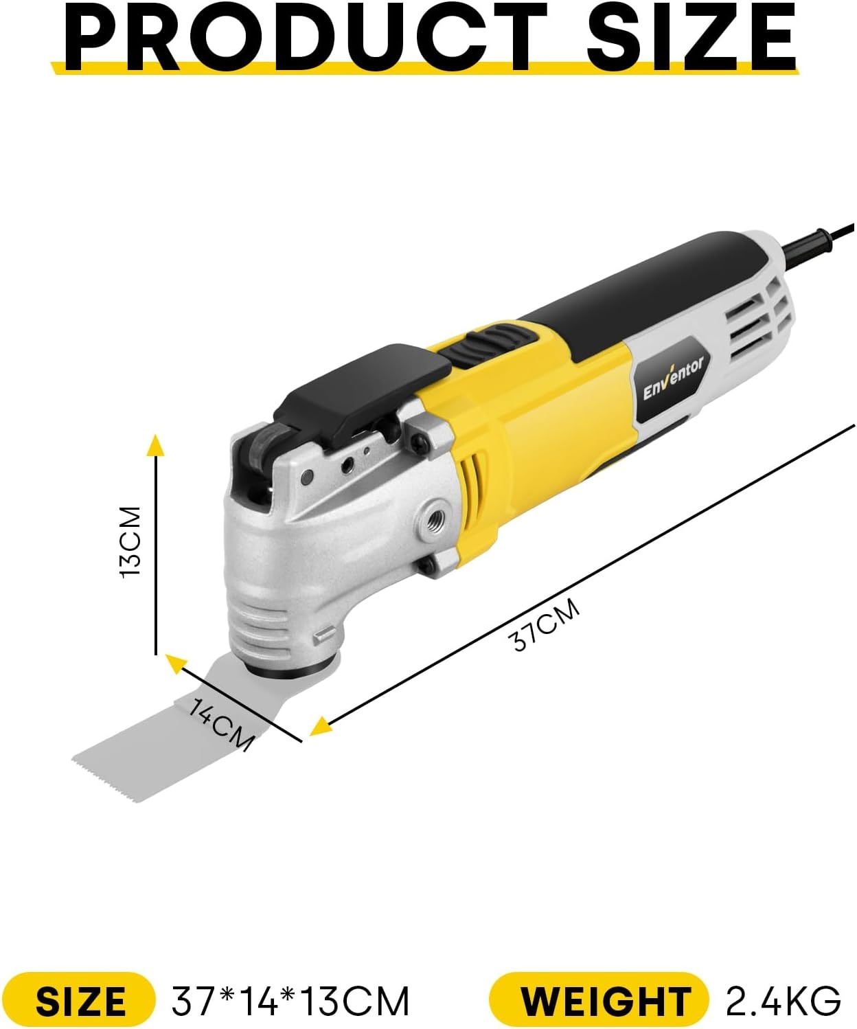 Oscillerende Multitool 300W - Zaag, Schuur & Schraap - 34% Korting