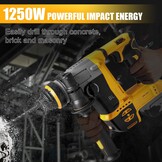 Combihamer 2-in-1 20V (DEWALT accu compatibel) - 34% Korting