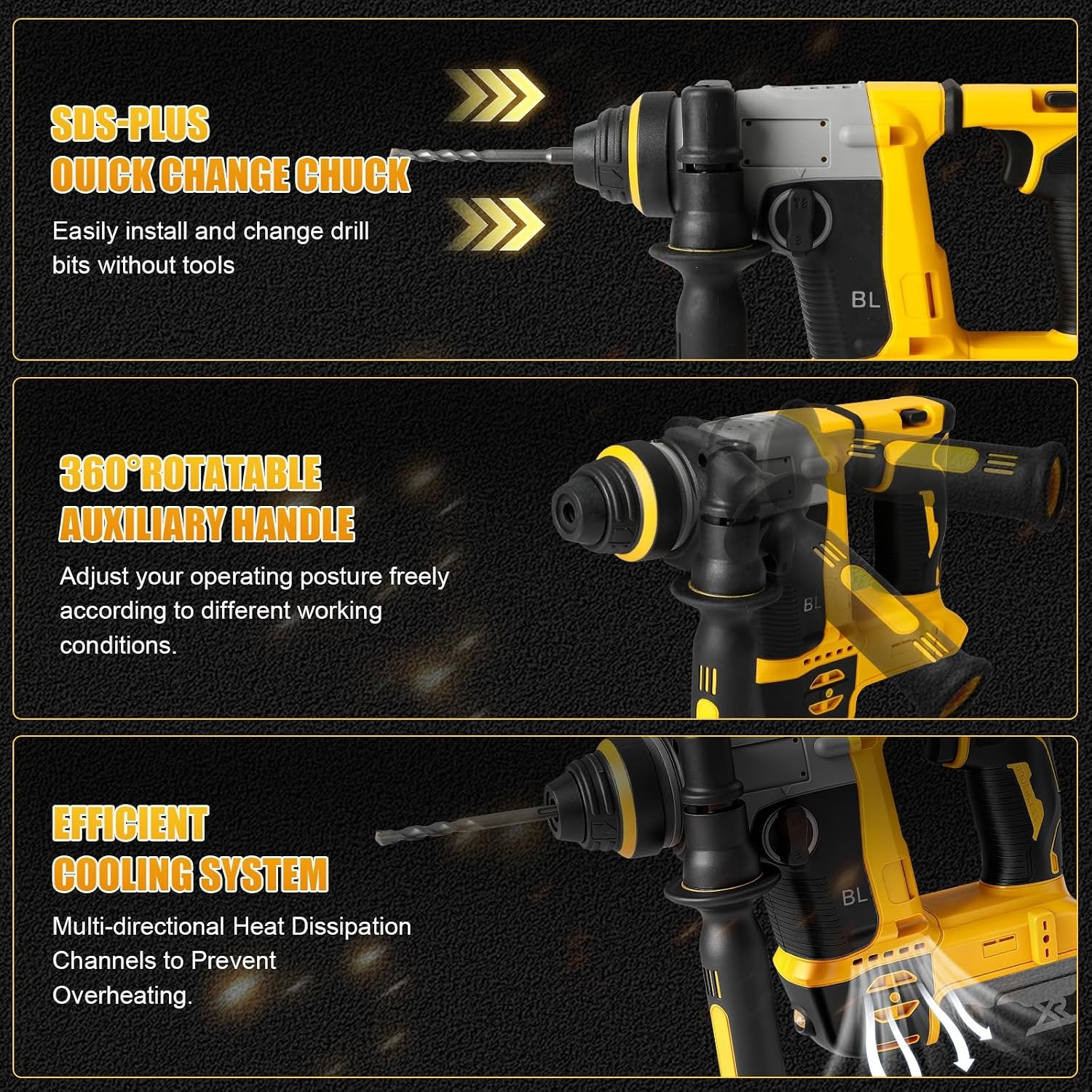 Combihamer 2-in-1 20V (DEWALT accu compatibel) - 34% Korting