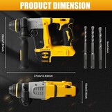 Combihamer 2-in-1 20V (DEWALT accu compatibel) - 34% Korting