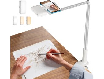 Overhead Telefoonhouder met Ringlicht - 34% Korting!