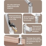 Overhead Telefoonhouder met Ringlicht - 34% Korting!