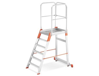 Bordestrap - 5 treden + platform - werkhoogte 3,29 m