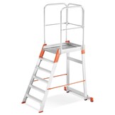 Bordestrap - 5 treden + platform - werkhoogte 3,29 m