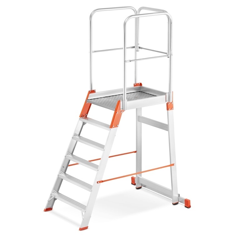 Bordestrap - 5 treden + platform - werkhoogte 3,29 m