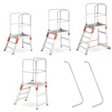 Bordestrap - 5 treden + platform - werkhoogte 3,29 m