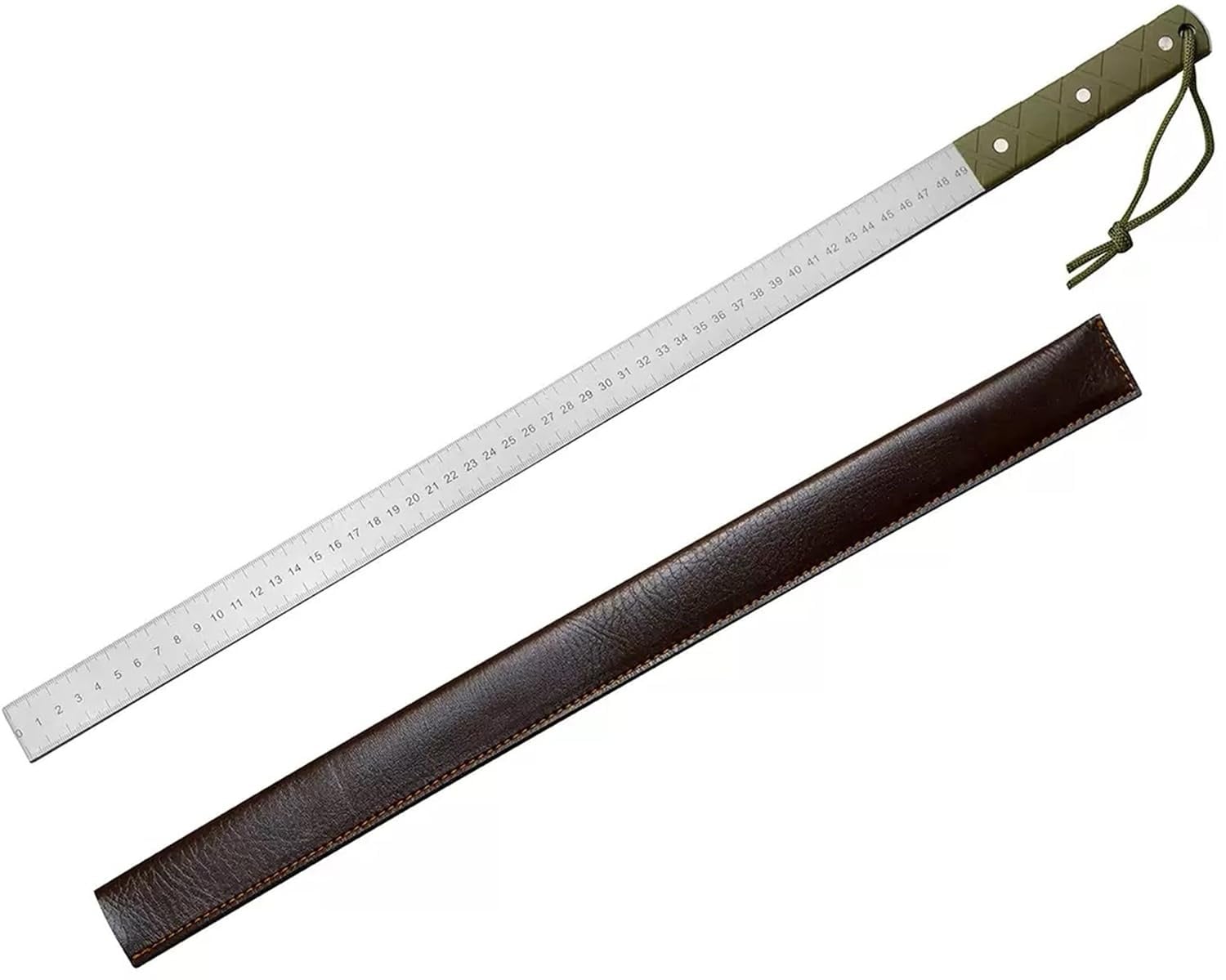 Precisie Stalen Liniaal 63cm Legergroen - 54% Korting!
