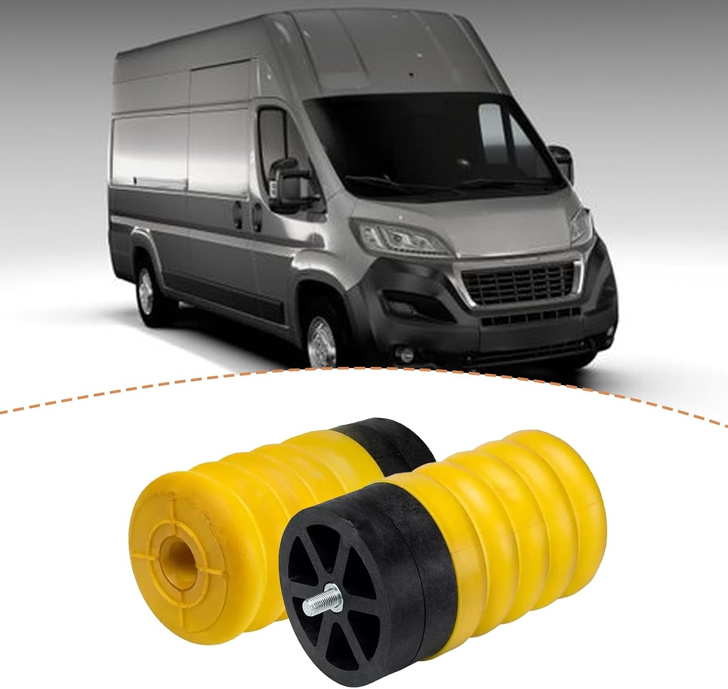 Achterluchthelper Veerset Ducato Jumper Boxer (2006+) | 2 Stuks | 29% Korting