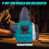 Draadloze Accu Schaafmachine (Makita 18V) | 82mm Breed | 34% Korting