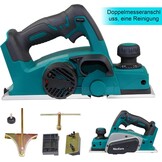 Draadloze Accu Schaafmachine (Makita 18V) | 82mm Breed | 34% Korting