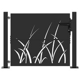 Stalen Tuinpoort Zwart 110x105cm - 35% Korting
