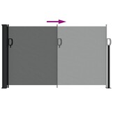 Uittrekbaar Windscherm 117x300 cm Antraciet - 34% Korting!