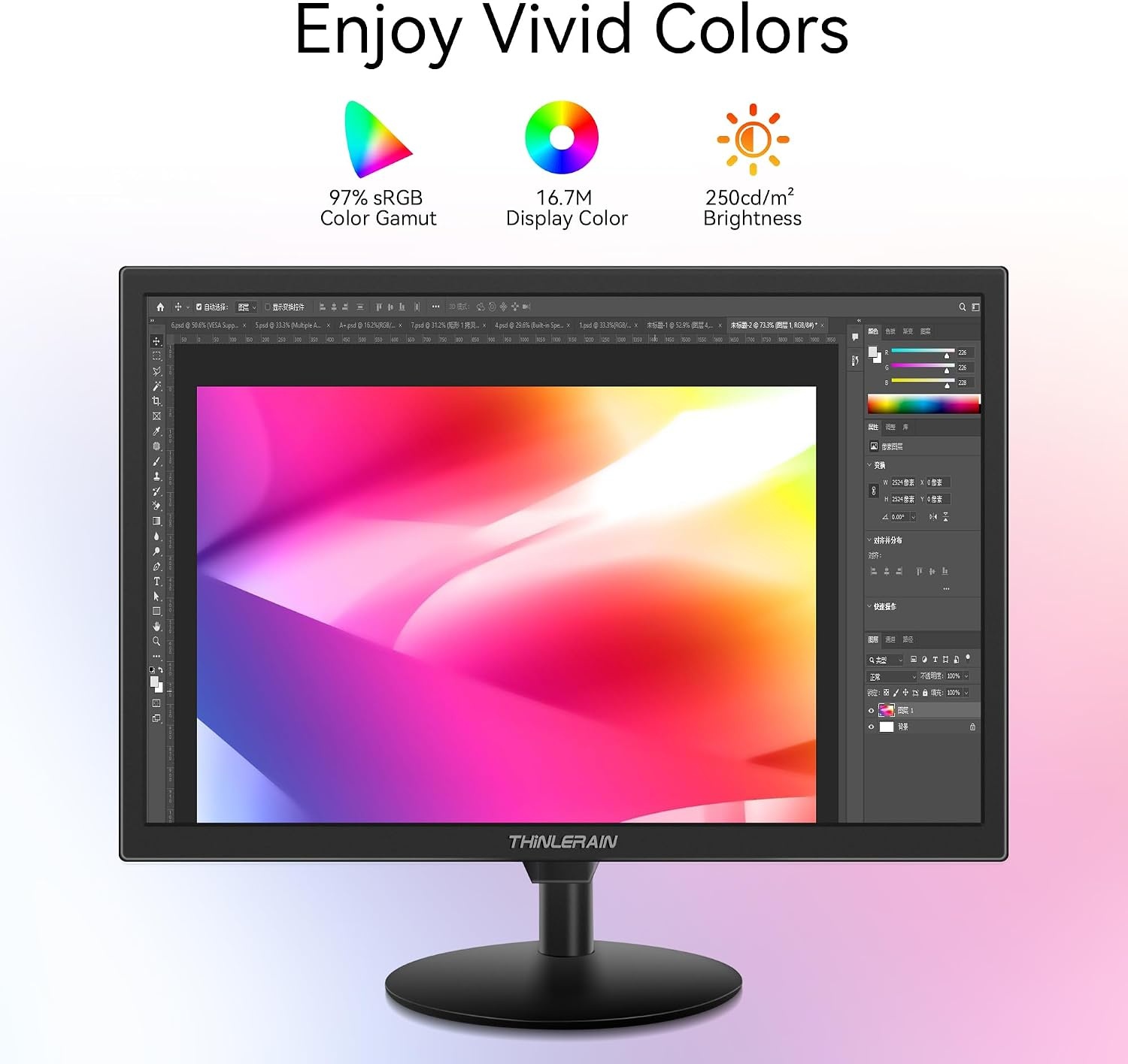 19" LED Monitor HD+ (1440x900) met diverse aansluitingen, 59% Korting