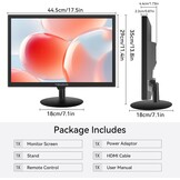 19" LED Monitor HD+ (1440x900) met diverse aansluitingen, 59% Korting